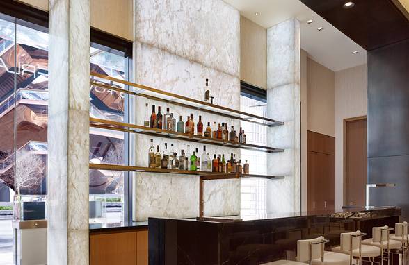 Watches of Switzerland - WOS Hudson Yards Backbar Onyx, NY, NYC - Architect: Neumann & Rudy