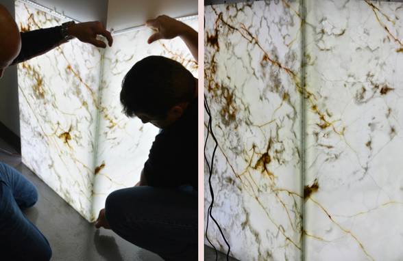 Onyx with Backlighting - Architect: Neumann & Rudy