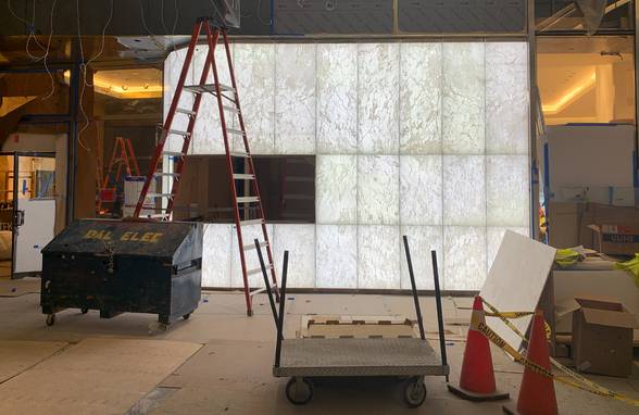 Watches of Switzerland - WOS Hudson Yards Storefront Onyx Installation, NY, NYC - Architect: Neumann & Rudy