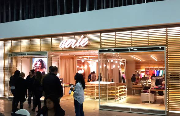 Aerie Concept Design - Sheer Storefront Full Scale Mockup - Architect: Neumann & Rudy