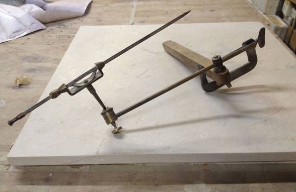 Hand Carved Decorative Artisan Stonework, Clay Model Tool - Architect: Neumann & Rudy